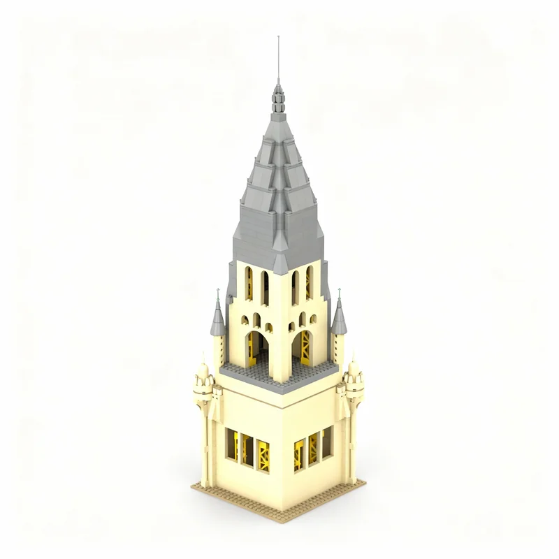 1291pcs MOC Castle Expansion Grand East Tower Common Harry Model Building Blocks Architecture Toys Birthday Gifts Assemble Idea