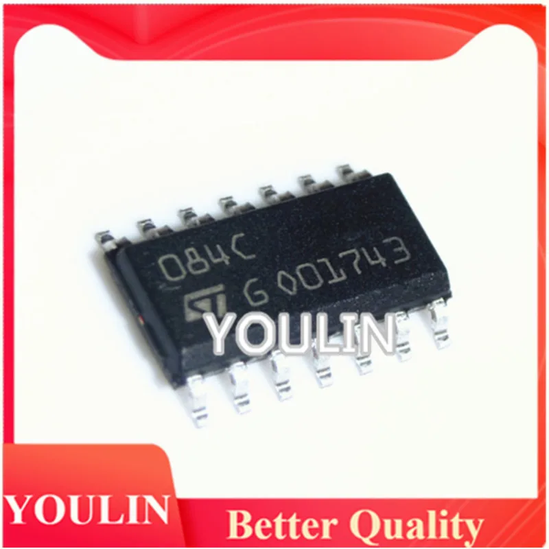 50pcs Imported original TL084C TL084CDT printed 084C SMD SOP-14 four operational amplifier chip