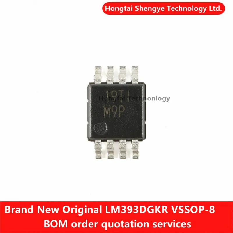 New original SMT LM393DGKR VSSOP-8 dual differential comparator IC chip