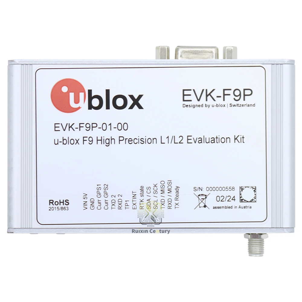 FOR EVK-F9P-01 GNSS/GPS Development Tools ZED-F9P L1/L2 Evaluation Kit USB Evaluation Board USB Type-C 5V centimeter-level RTK
