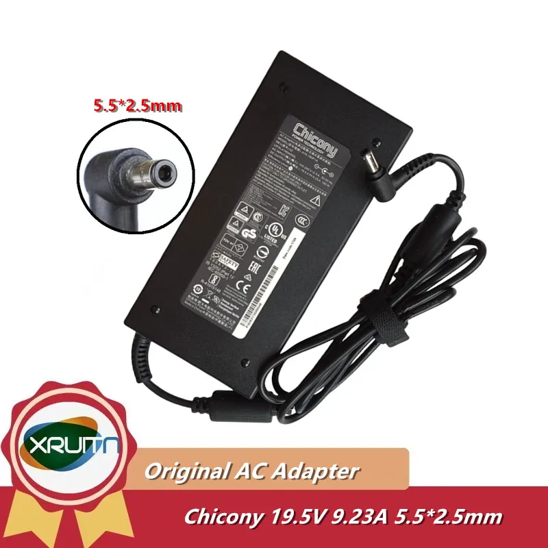 

100% Original OEM Chicony 180W AC Adapter&Cord Laptop Power Supply for Clevo P655RE6 P655RE6-G A15-180P1A 19.5V 9.23A 5.5*2.5mm