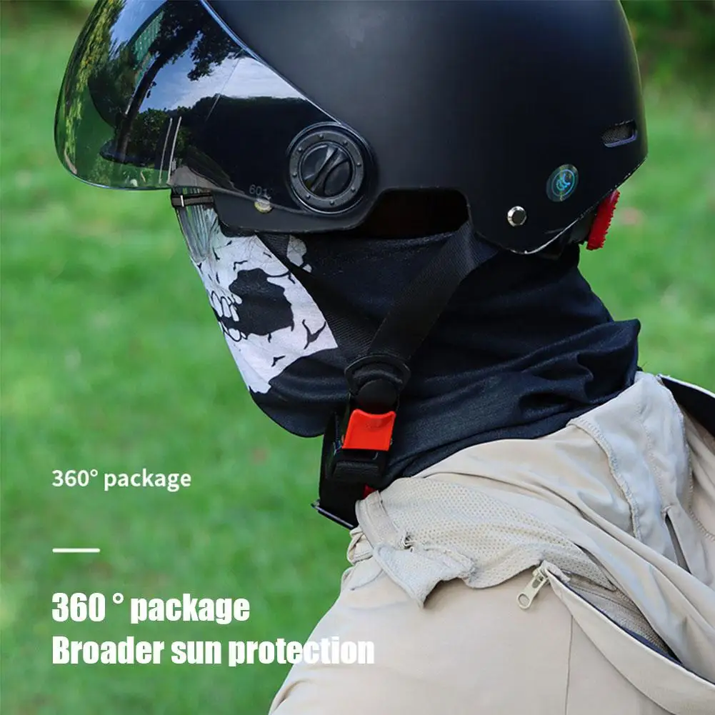 Skull Cycling Face Cover Mask Scarf Bicycle Half Face Mask Headband Bandana Halloween Fun Scarf Fishing Hiking Riding Headband view 4