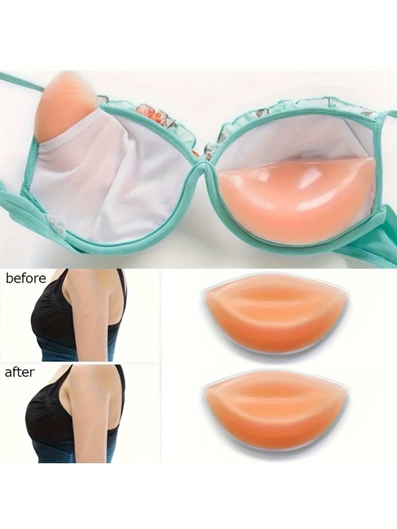 

1 пара невидимых силиконовых накладок на грудь, утолщенные сдержанные клейкие полоски для бюстгальтеров, купальников, нижнего белья, предметов первой необходимости