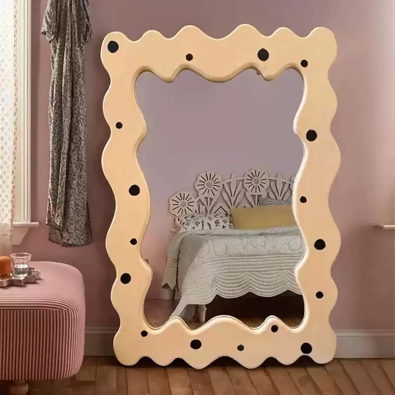 Art full-length mirror, European ins style full-length mirror