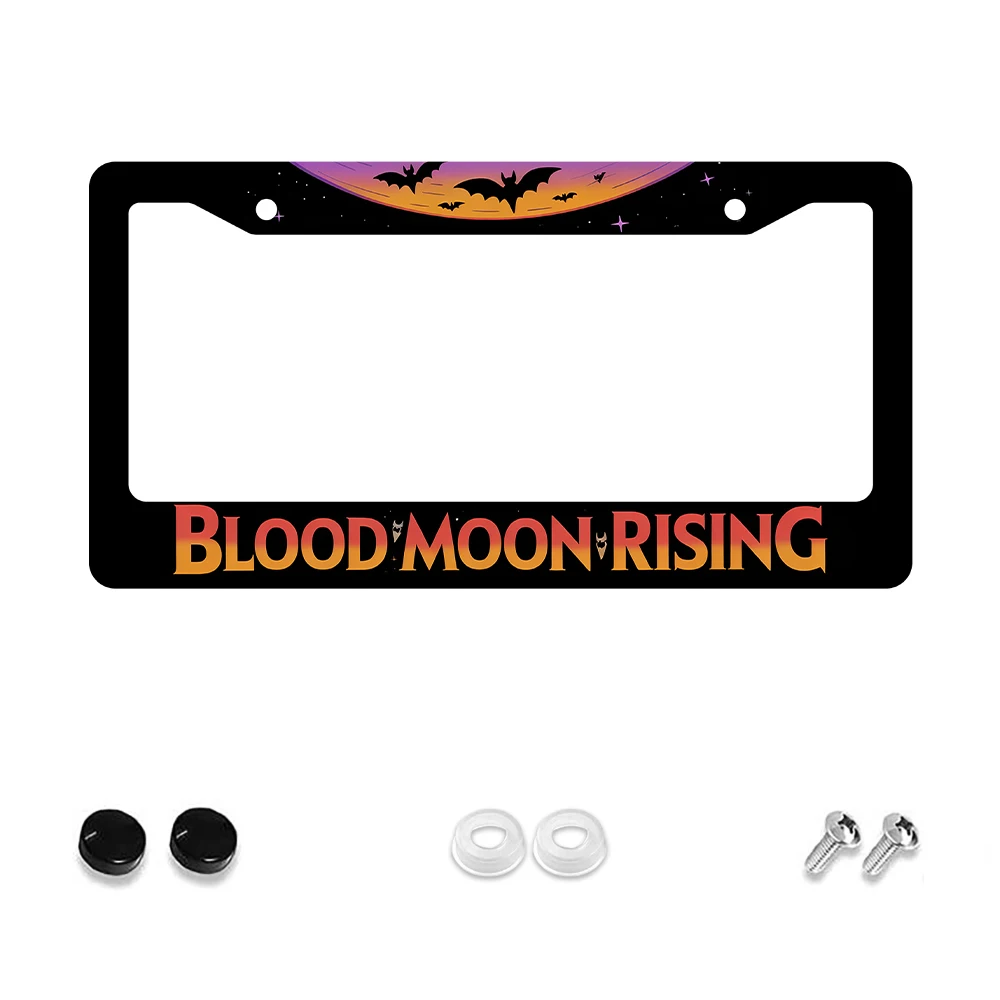 

1 шт. черно-фиолетовая рамка номерного знака с 2 отверстиями, алюминиевый материал, 6x12 дюймов с комплектом винтов, новинка в стиле ретро