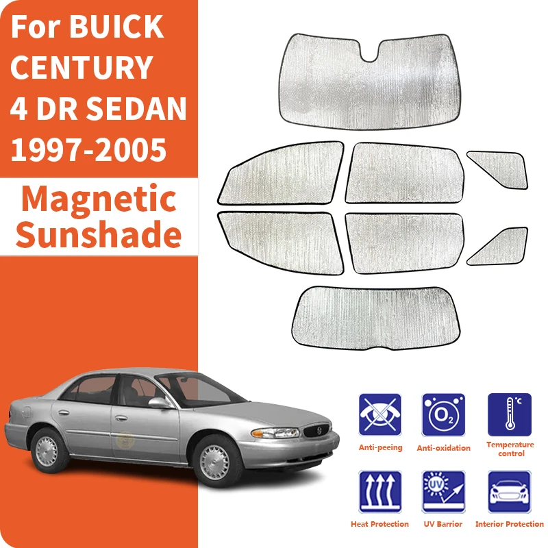 

Солнцезащитные шторки на окна автомобиля, защита от УФ-излучения, аксессуары для BUICK CENTURY 4 DR SEDAN 1997-2005