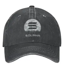Solanaed Cryptocurrency SOL Casual Baseball Cap Summer Internet Coin Trucker Hat Sport Hip Hop Hats Female Male Baseball Caps