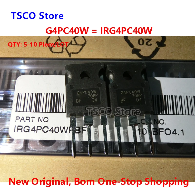 G4PC40W  IRG4PC40W     (5-10 Piece/LOT)  TO-247  New Origiail