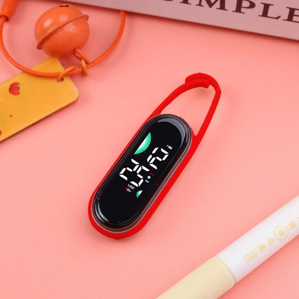 LED Electronic Hanging Watch Portable Waterproof Pocket Watch Pocket Style Digital Display Luminous Pocket Watch