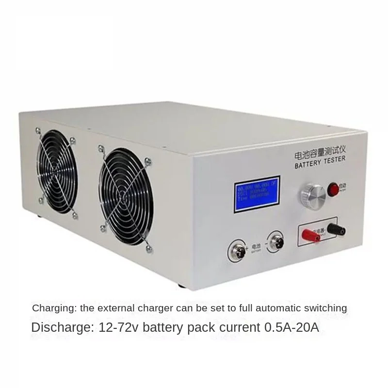 

New Ebc-B20H 12-72V 20A Lead Acid Lithium Battery Capacity Tester Support External Charger Charging and Discharging 100-240V.