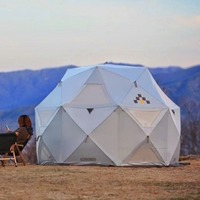 Portable Sunshade Camping Tent Comfortable Trip Windproof Thickened Picnic Dome Tent Outdoor Overnight Camping Equipment