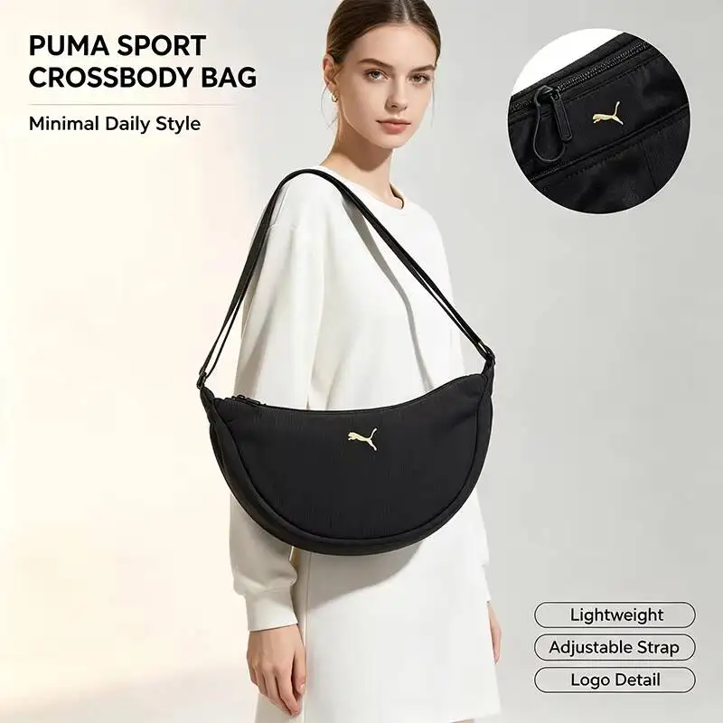 puma-sport-hot-crossbody-bag-black-shoulder-bag-adjustable-strap-lightweight-durable-versatile-daily-street-style-casual-purse