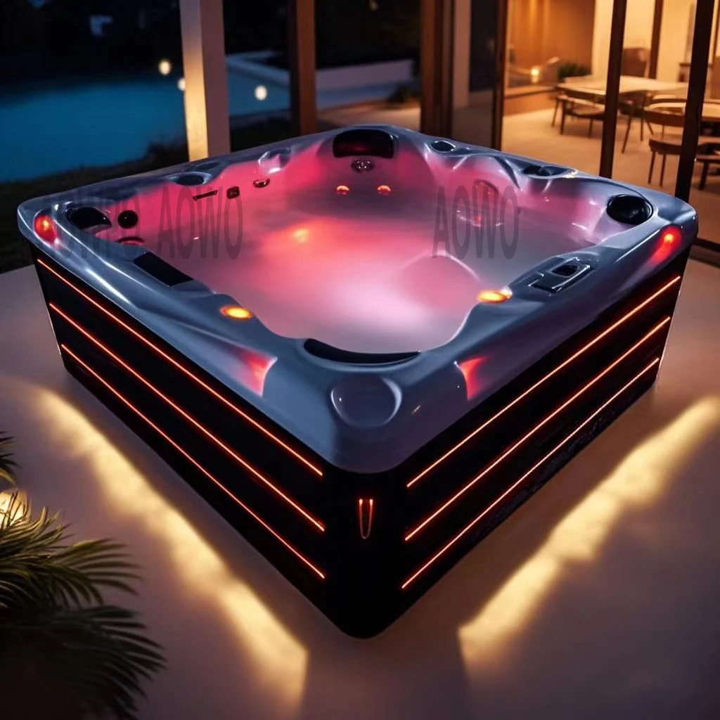 Jacuzziss Outdoor Spa Hot Tube Outdoor whirlpool Pool Hot Tube Outdoor High Quality Yacuzi Hotel Heater Pump Spa Bathtubs