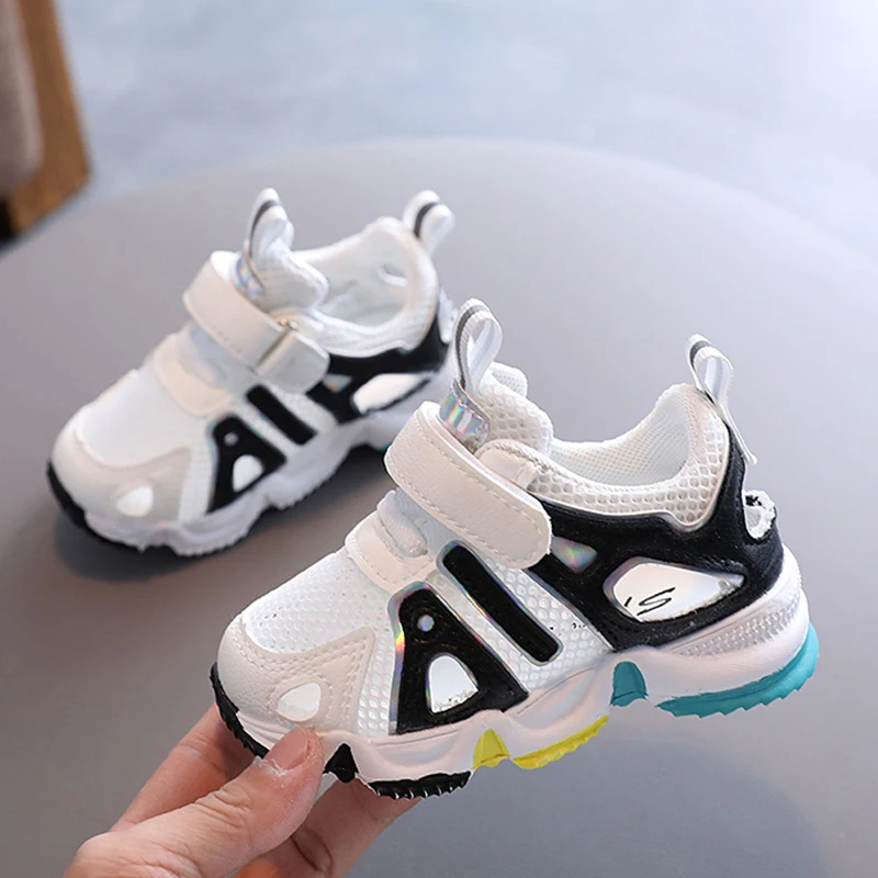 Summer Children's Sandals Boys Soft Sole Sneakers Girls Baby Sports Running Shoes Fashion Hollow Breathable Kids Sandals