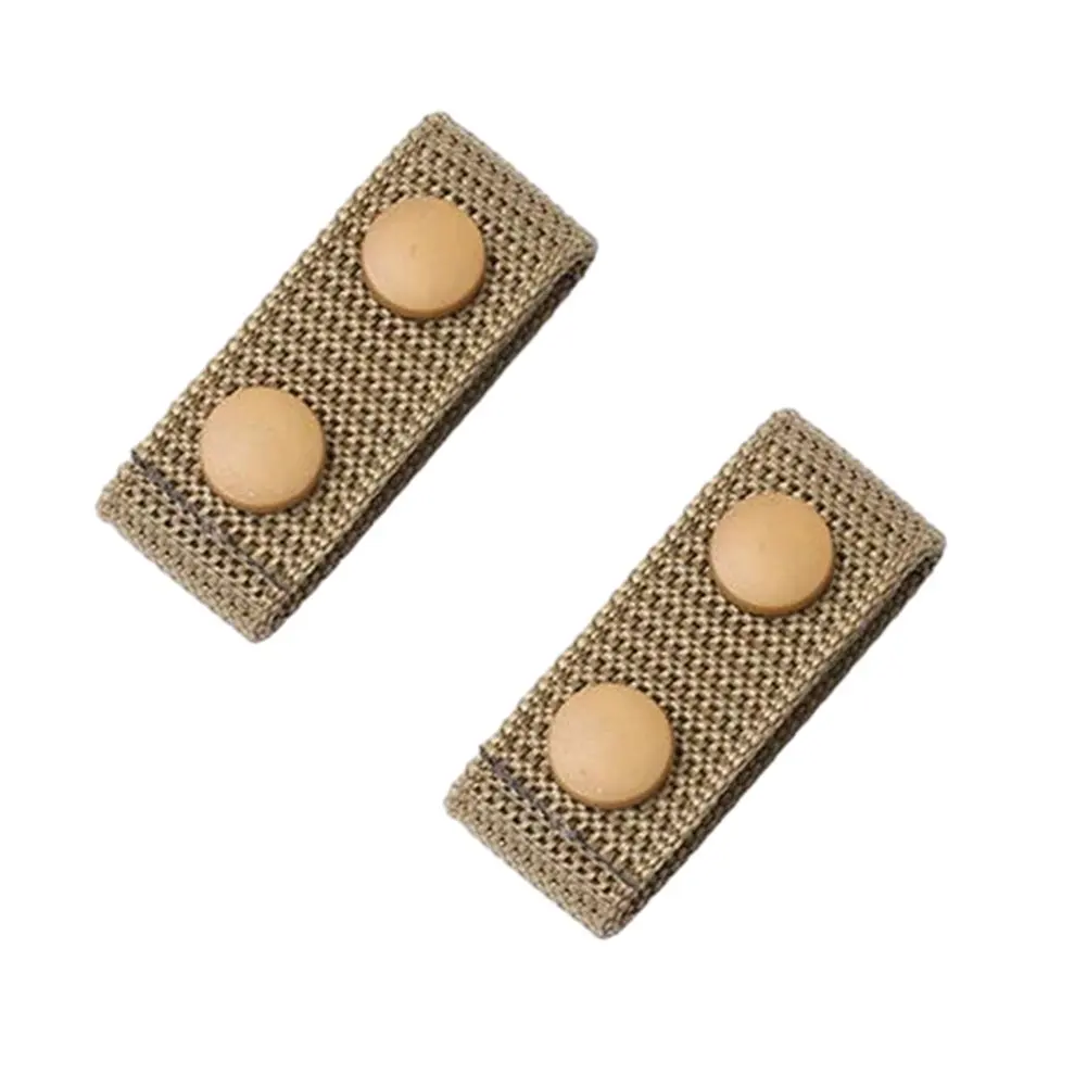 2pcs Nylon Fabric Buckles For Securing Belt Buckles Belt Keeper Folded Length 6.5cm Adjustable Material Handling Tools