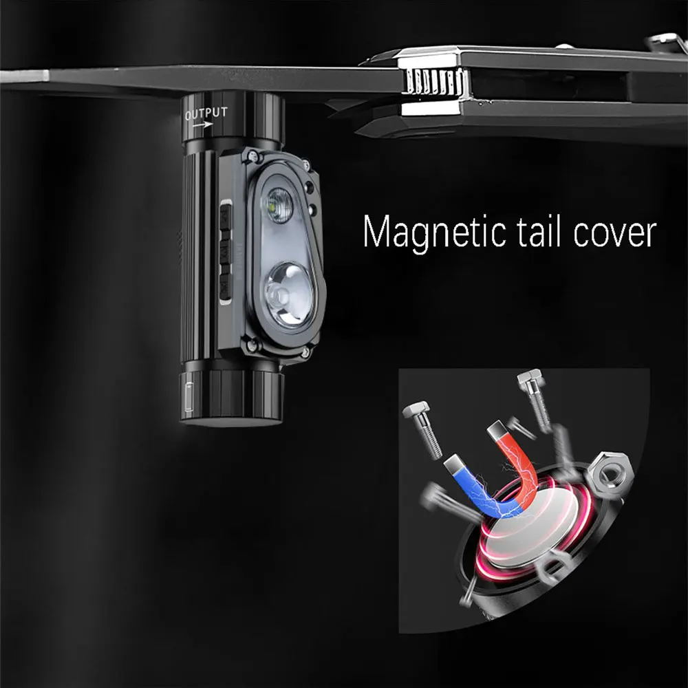 LED Headlamp Sensor Headlight Flashlight 18650 21700 USB Rechargeable Outdoor Head Lamp Torch 10 Lighting Modes Flash Work Light