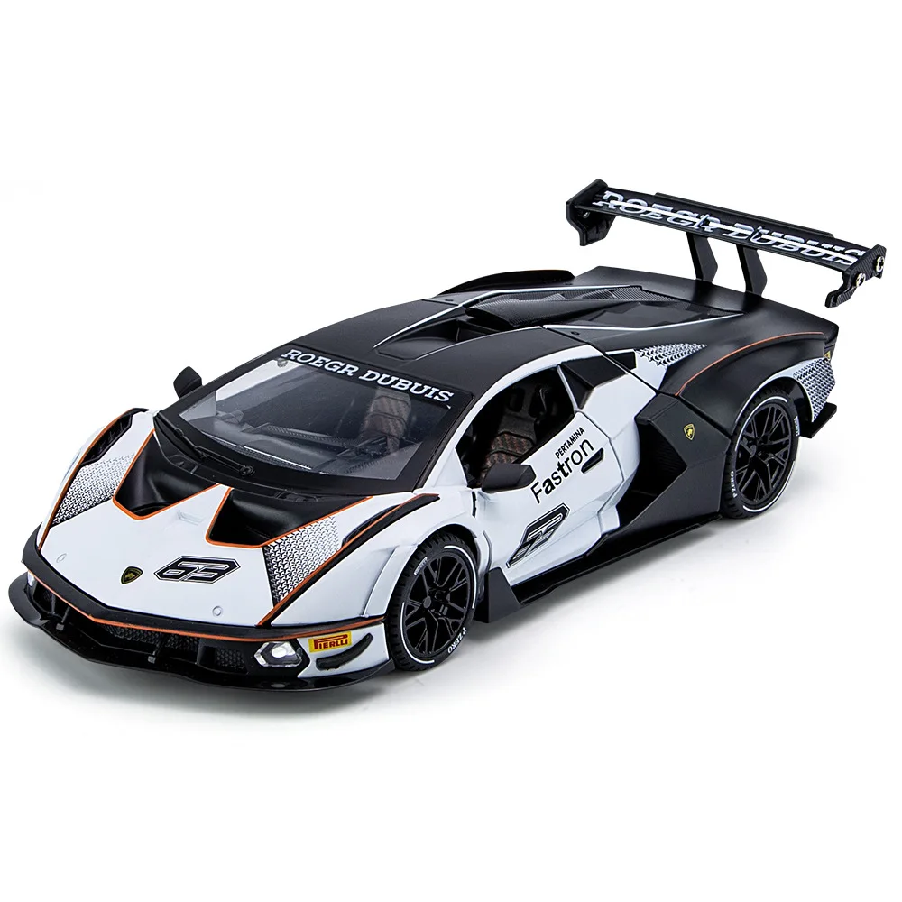 

Коллекционная игрушка Lamborghini SCV12 в масштабе 1:24 из литого сплава