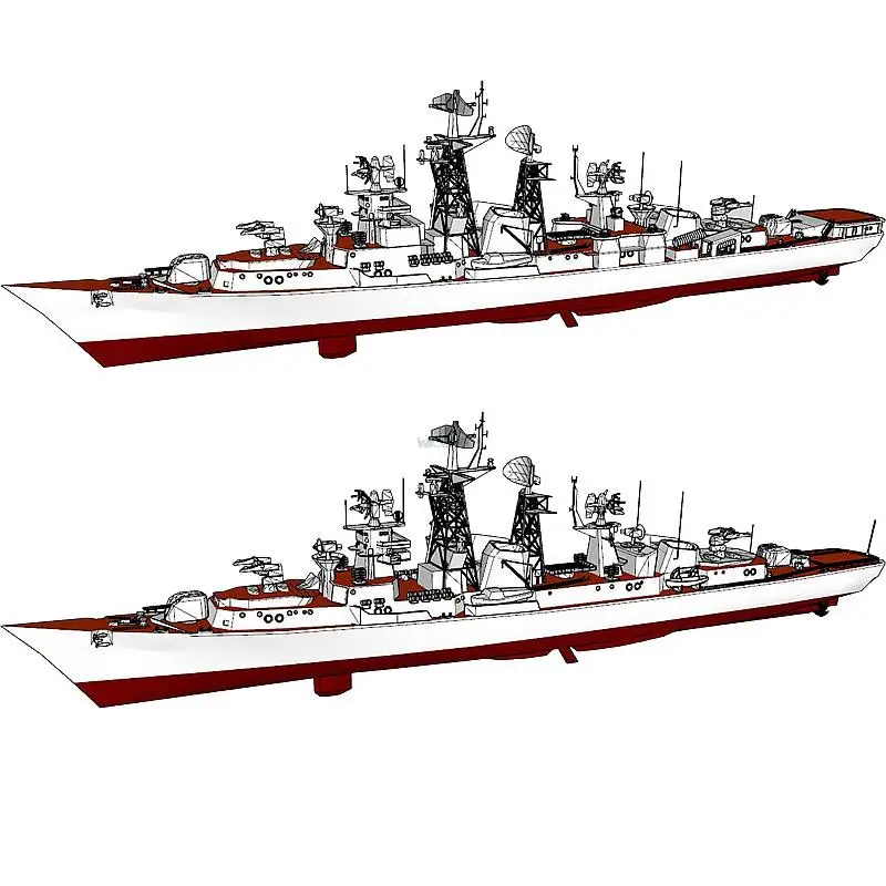 Soviet Type 61MP Cassin Class Destroyer 1/2000/1250/700 Resin 3D Printed Warship Model Ship Model Toys Hobby