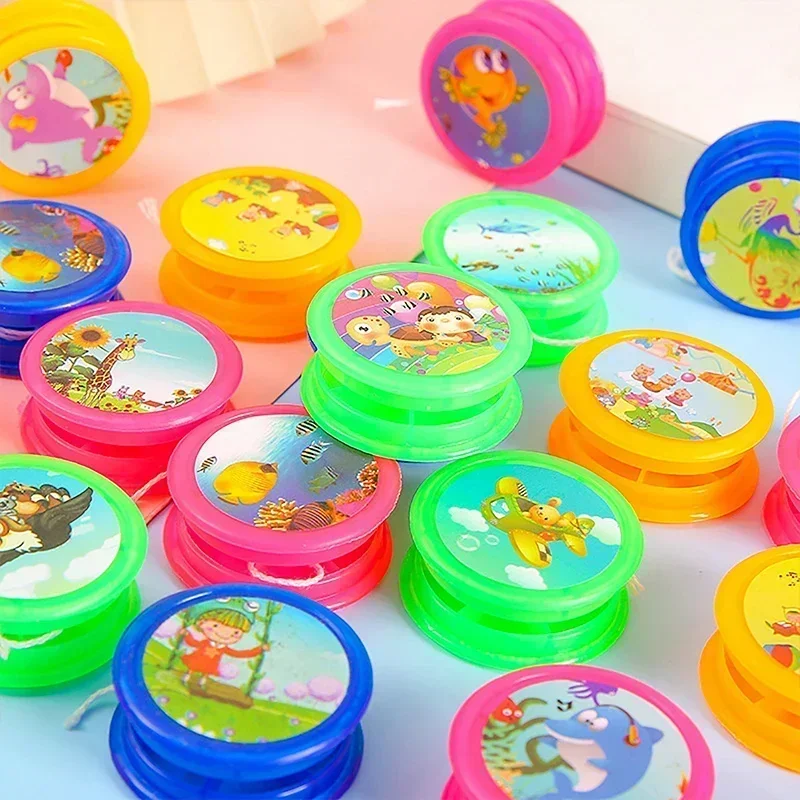 Mini YoYo Ball Magic Ball Kids Toy Cartoon Animals String Ball Children\'s Educational Toy Kid Birthday Party Favors Gift