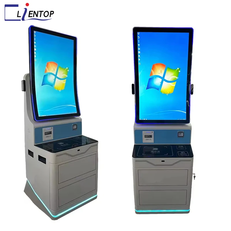 Custom Multi-function All In One Self Service Printing Kiosk Terminal Print Document Self Printing Machine For Tourist Banks
