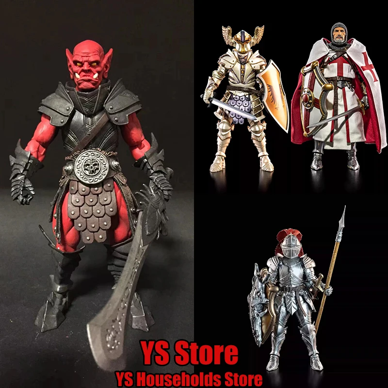 

Студия Four Horsemen, масштаб 1/12, юбилей, серебристый рыцарь, красный Орк, бронированная ткань, 6 дюймов, подвижная модель солдата, коллекция кукол