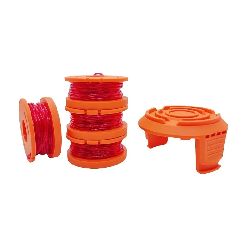 PHONE&GEAR 10PCS Trimmer Spool Line for Mower Accessories Spool Trimmer Spool Cutting Rope and WA0010 Replacement