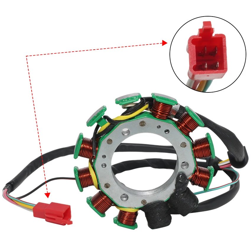 

For Honda XL250 XL250R AC /A 1982-1983, 31120-KB7-004 31120-KB7-405 31120-KB7-415 Motorcycle Generator Ignition Stator Coil Comp