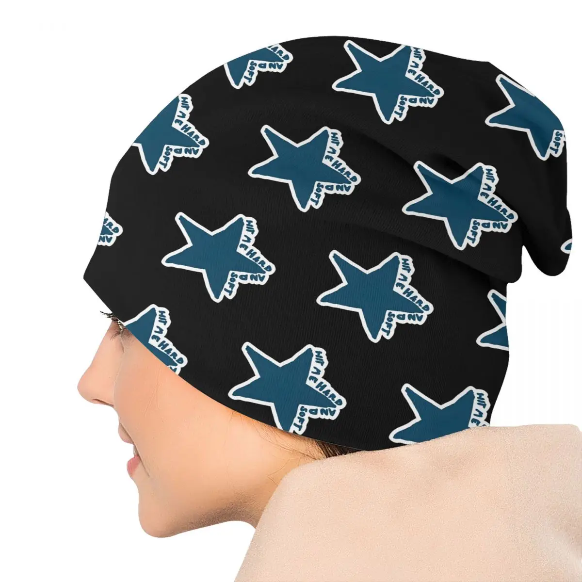 مخصص ضربني الصلبة والناعمة بونيه القبعات الشارع الحياكة قبعة للنساء الرجال الشتاء الدافئ Skullies Beanies قبعات