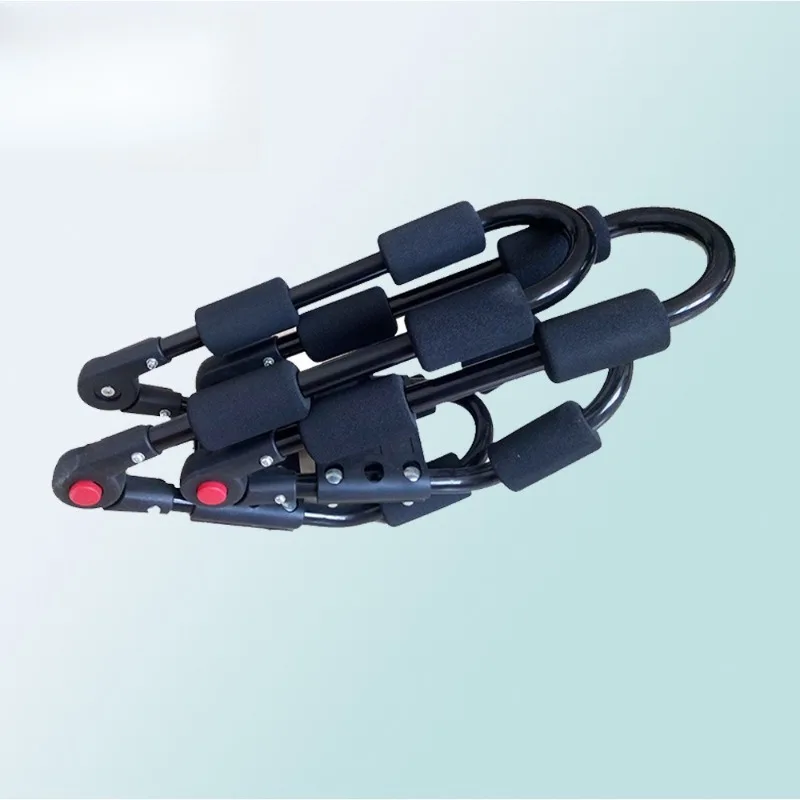 Kayak Roof Rack Aviation Aluminum Alloy Foldable Luggage Carrier Accessory For Kayak Surfboard Vehicle Roof Installation
