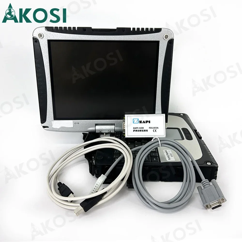 

ZAPI-USB electric controller ZAPI programmer ZAPI F01183A data cable zapi console software diagnostic tool+CF19 laptop