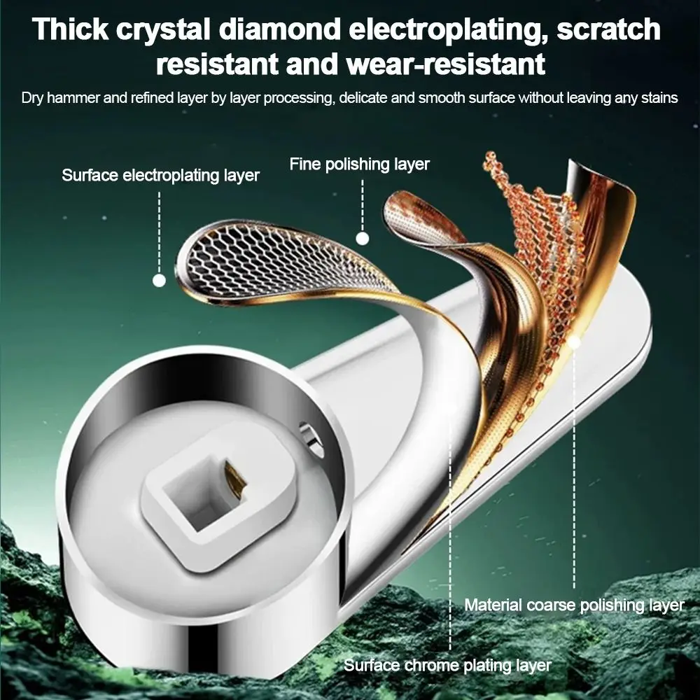 

New Universal Faucet Handle Thicken Silver Dish Basin Handle Bathroom Accessories