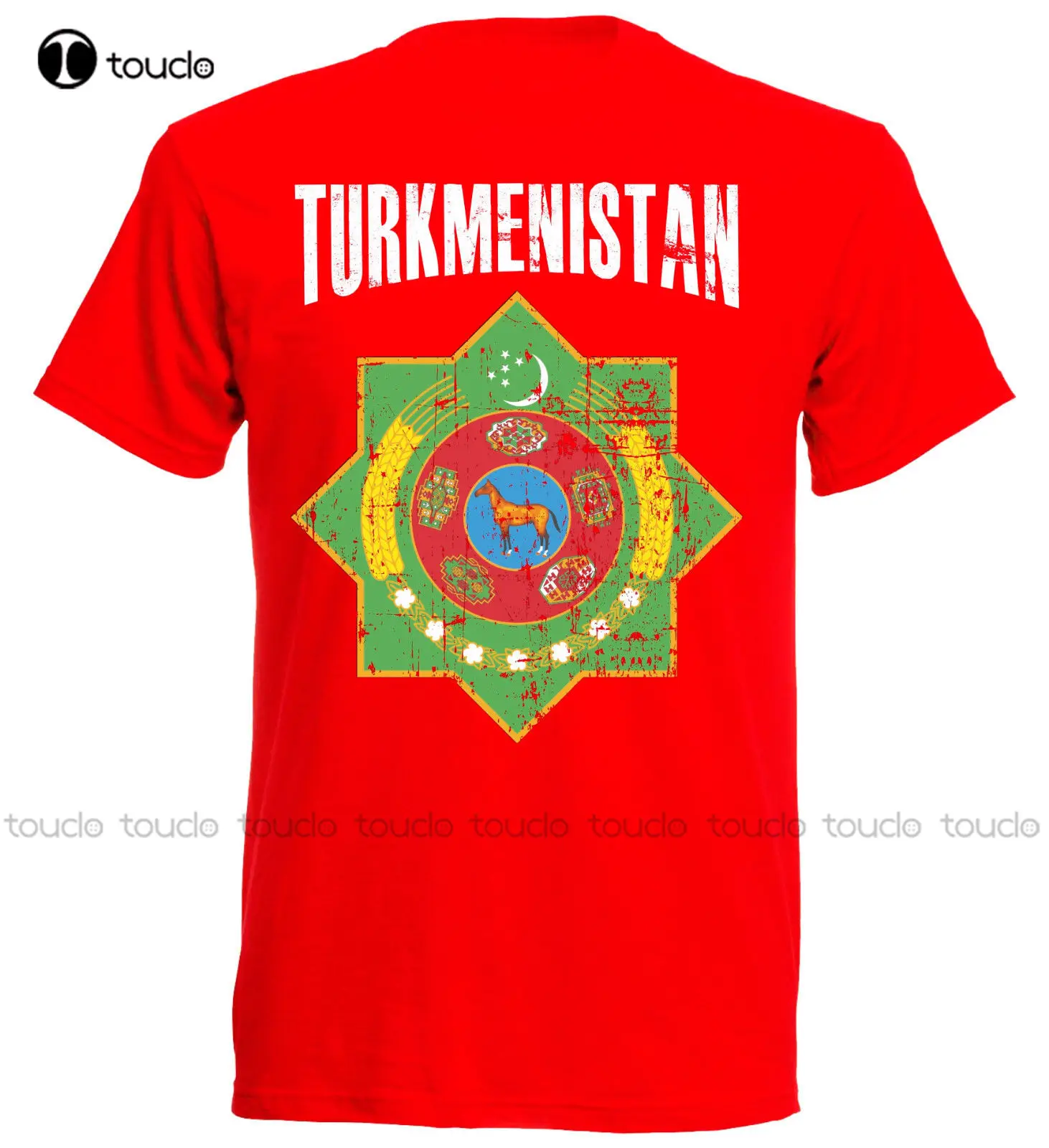 T Shirt Cotton Men Short Sleeve Hot Summer Sale Turkmenistan T-Shirt Vintage Destroy Men'S Footballer Fashion Classic Unisex