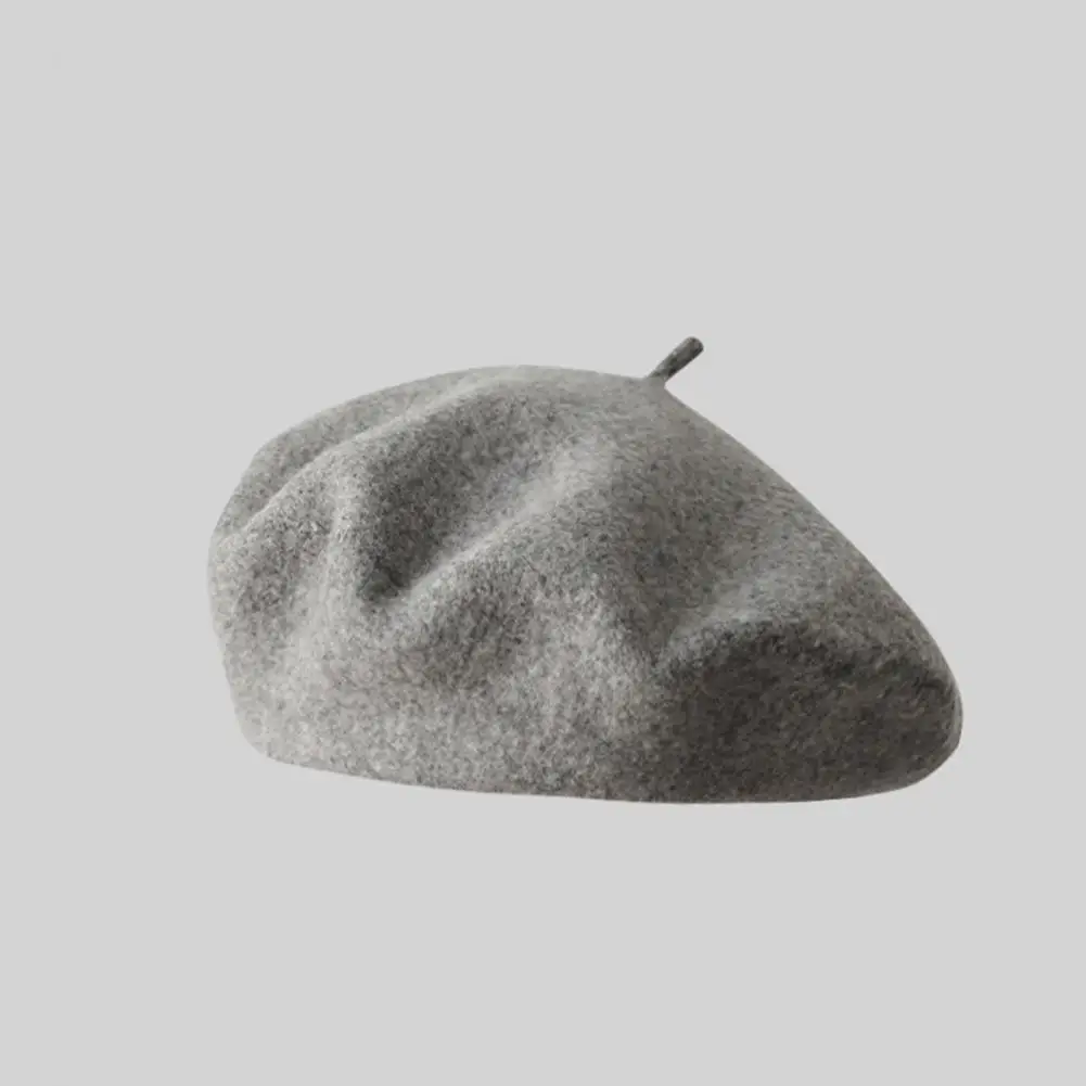 Autumn Winter Hats for Women Solid Plain Octagonal Newsboy Cap Men Ladies Casual Wool Hat Winter Beret Women Painter Caps