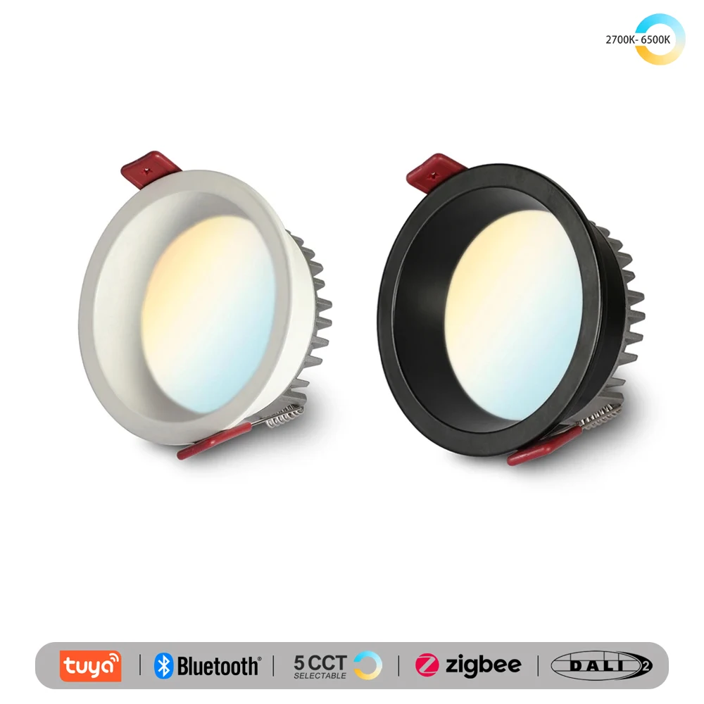 

Трехцветный сменный светодиодный потолочный светильник, встраиваемый черно-белый потолочный светильник, ультратонкий антибликовый алюминиевый прожектор с узкой каймой