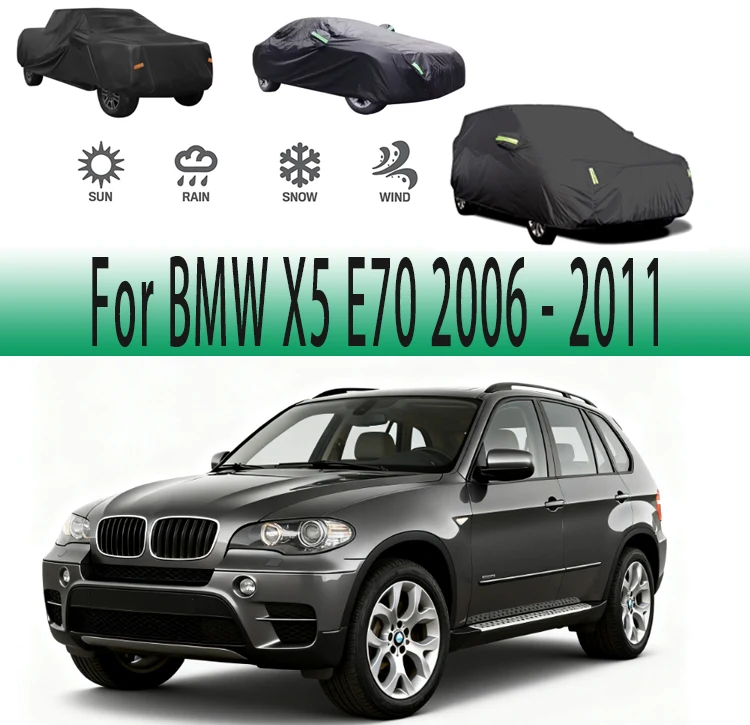 

For BMW X5 E70 2006 - 2011 Outdoor Protection Full Car Covers Snow Cover Sunshade Waterproof Dustproof Exterior Car accessories