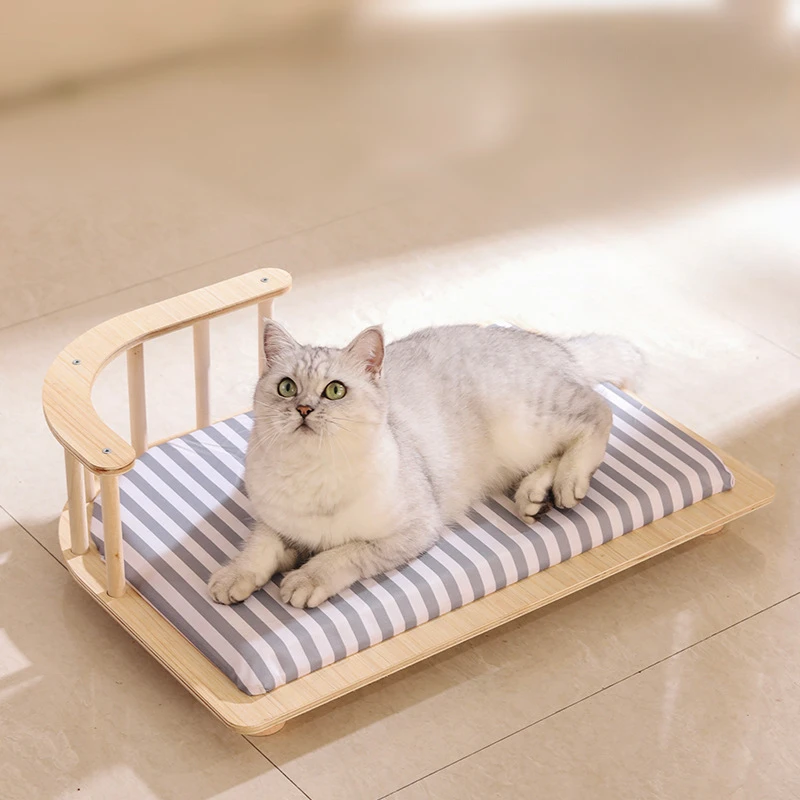 

Cat House Mat Wood Off The Ground Moisture Proof Cat Bed Pet Bed Cat Bed House Nest Mat Cattery All-season Universal Seal
