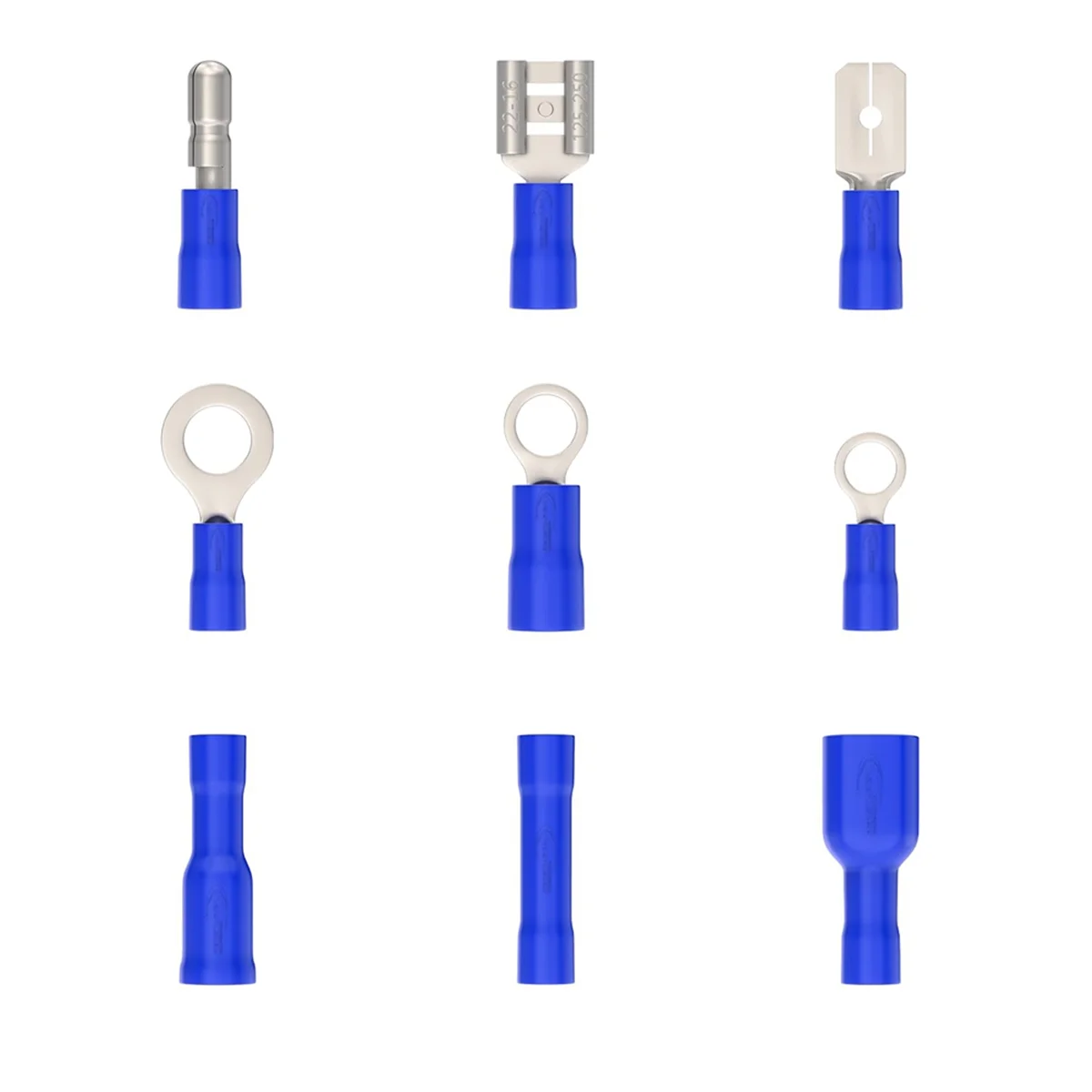 700 Pieces Cable Lugs Set, Blade Receptacles, Round Connectors, Ring Terminals and Butt Connectors