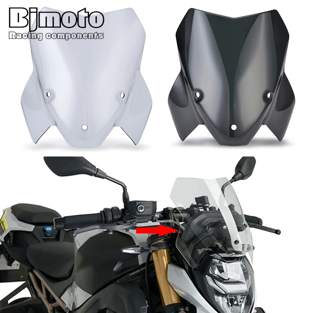 S1000R S 1000 R 2023 Motorcycle Windshield For BMW S1000R 2021 2022 S-1000R （Need to remove the orginal bracket）