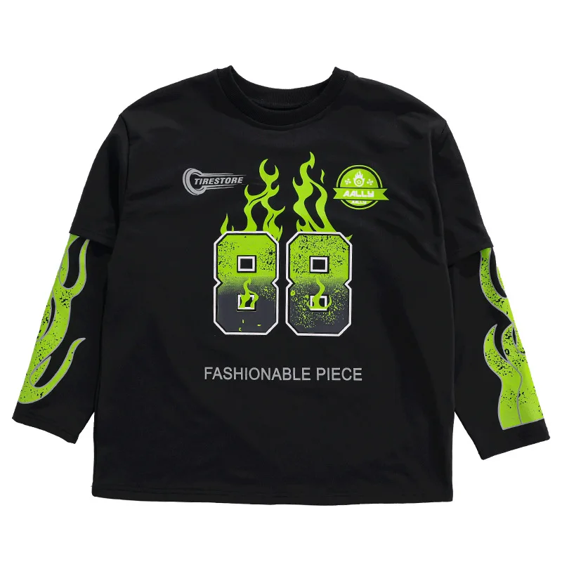 Mädchen Kpop Streetwear Sets Grüne Weste Sweatshirt Cargo Hosen Jungen Hip Hop Street Dance Kleidung Kinder Jazz Grün Kostüm