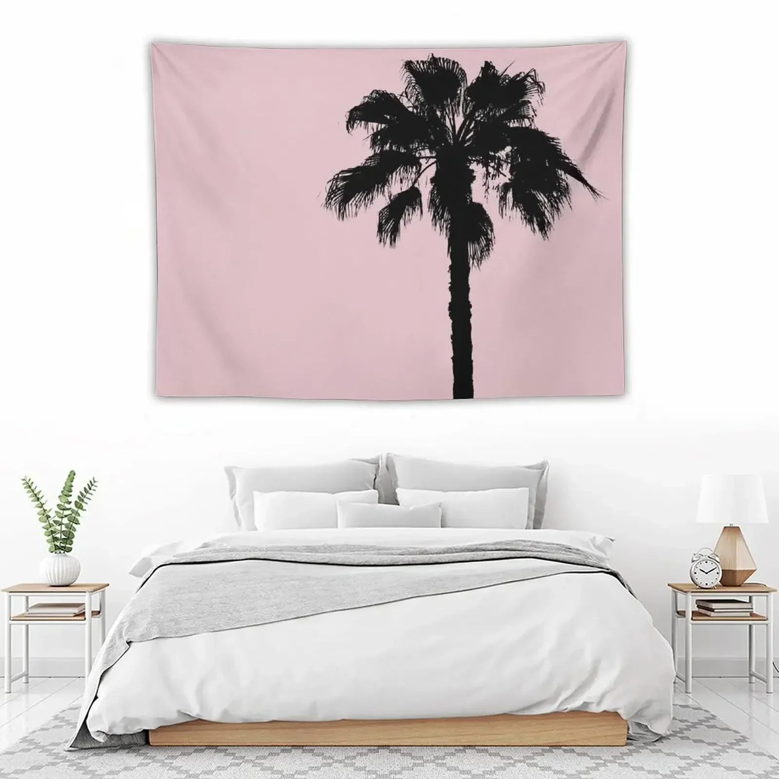 

Palm Tree Silhouettes On Pink Tapestry Room Aesthetic Room Decor Aesthetic Wall Art Funny Tapestry