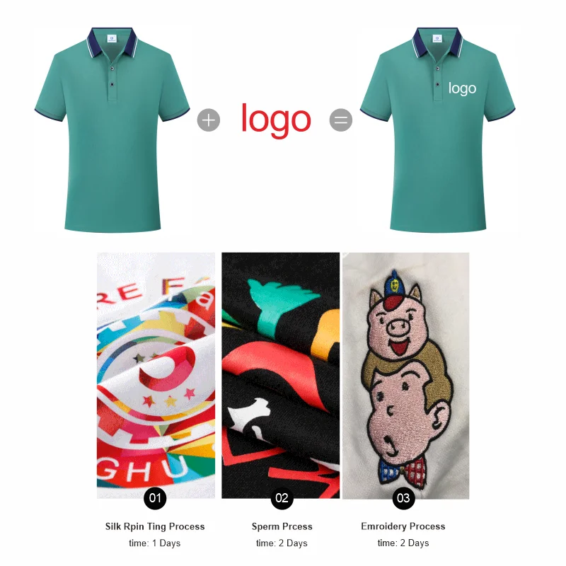 Custom Print Embroidery Fashion High Quality Polo Shirt Logo Photo Text Personal Design For Men And Women Tops  11 Colors S-6XL