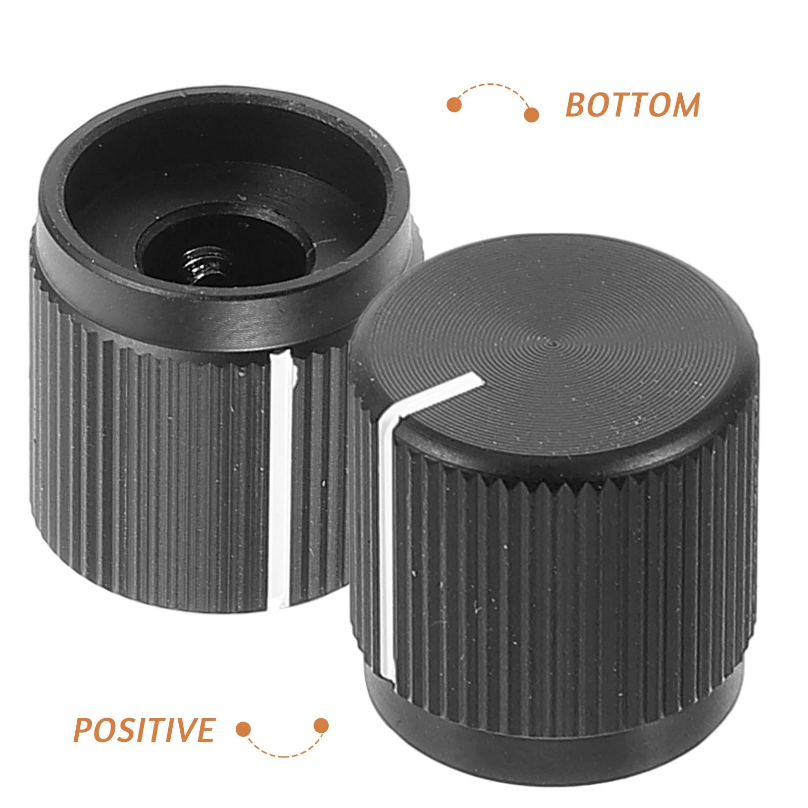 

Guitar Potentiometer Knobs Volume Amplifier Knob Potentiometer Caps Replacement Bass Volume aluminum Knob