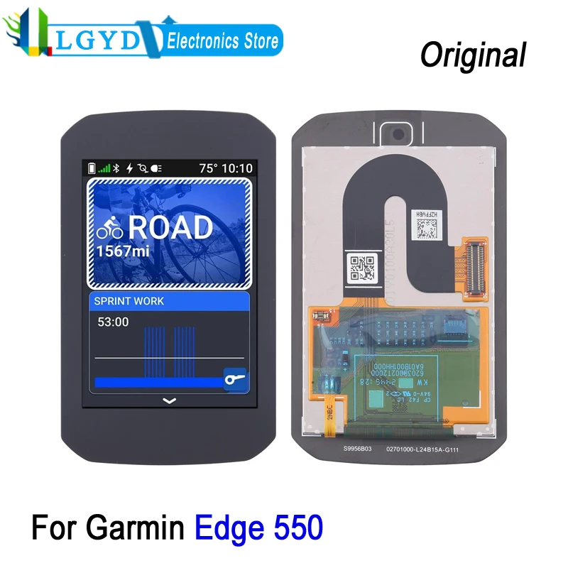 

2.7-inch LCD Screen For Garmin Edge 550, LCD Display Repair Replacement Spare Part