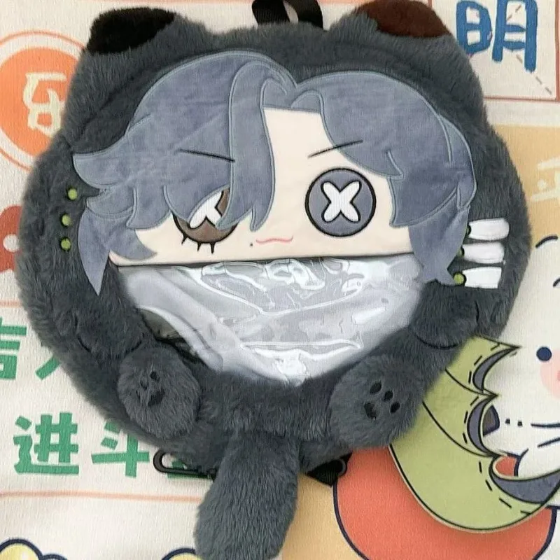 Game Identity V Cosplay Acrobat Knight Fire Investigator Axe Boy Transparante Campus Rits Rugzak Schoudertas