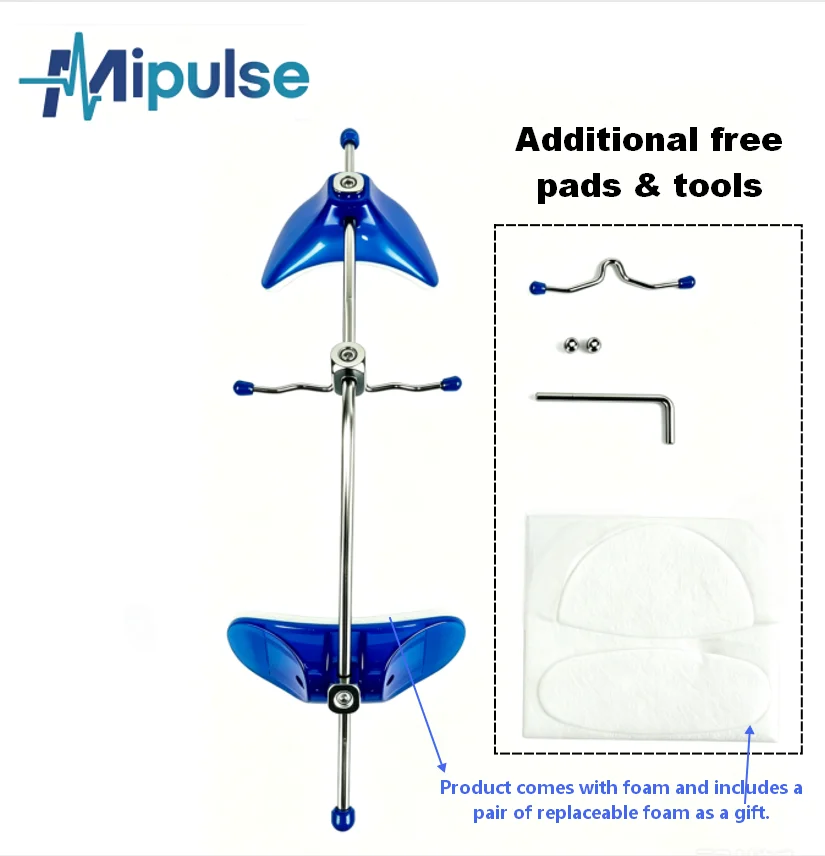 

Dental Orthodontic Forward Pull Headgear Facemask With Single Lever Adjustable for Underbite Correction Dentist Tools