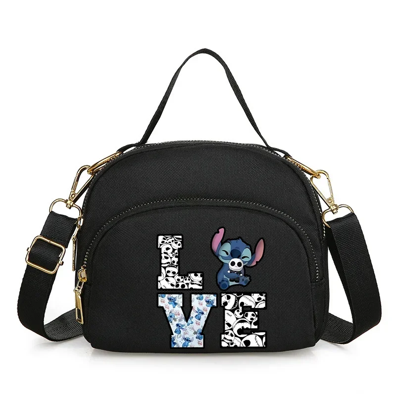 Disney Lilo & Stitch Damestassen Schoudertas Handtas Voor Mobiele Telefoon Crossbody Schouderriem Handtas Voor Dames Onderarmtas