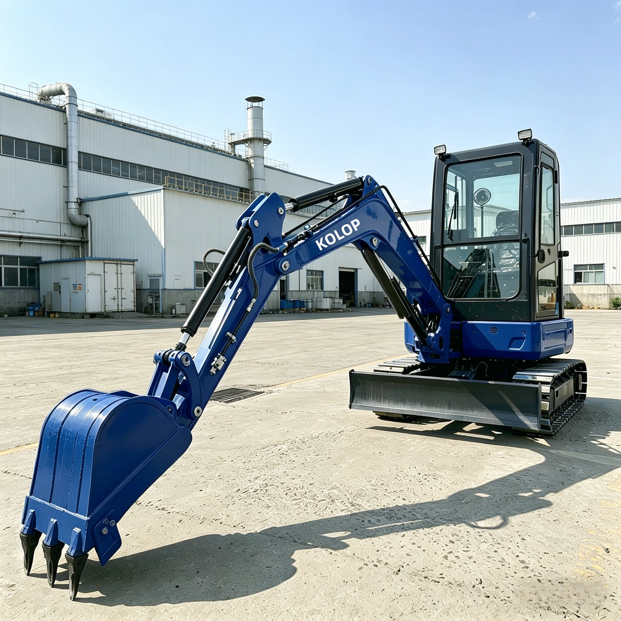 Mini Excavator 1.8 Ton EURO 5 Hydraulic Crawler Small Digger Enclosed Cab Farm Garden Customized Hot Selling