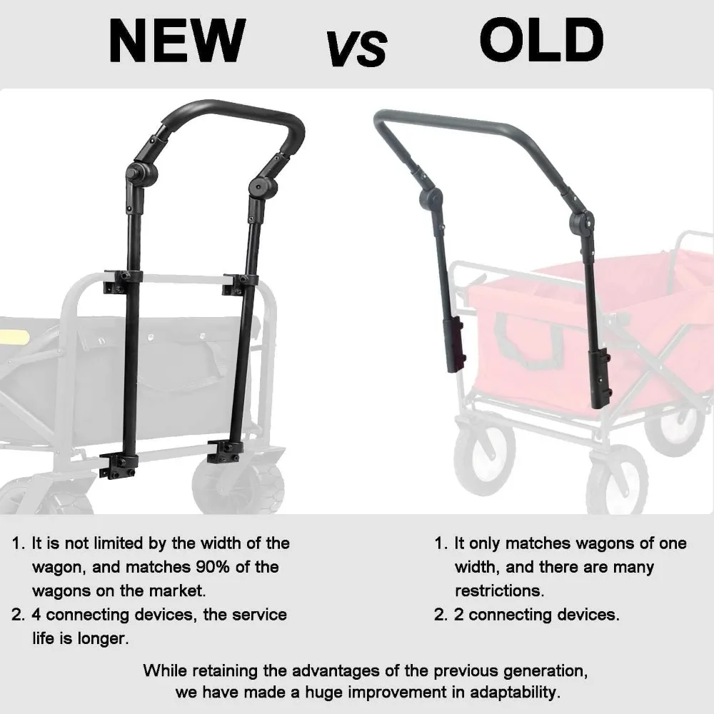 รถเข็นพับได้แบบมีที่จับดึงและอะไหล่สำรอง