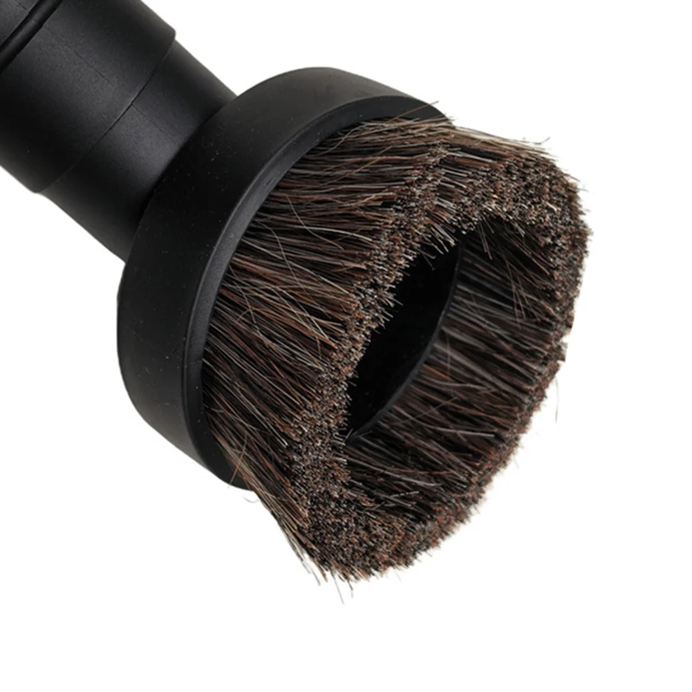 For ProTeam 100110 Vacuum Compatible Brush 3 Inch Natural Bristle Dust Brush with 1-1/2 Inch Reducer for Improved Air Support