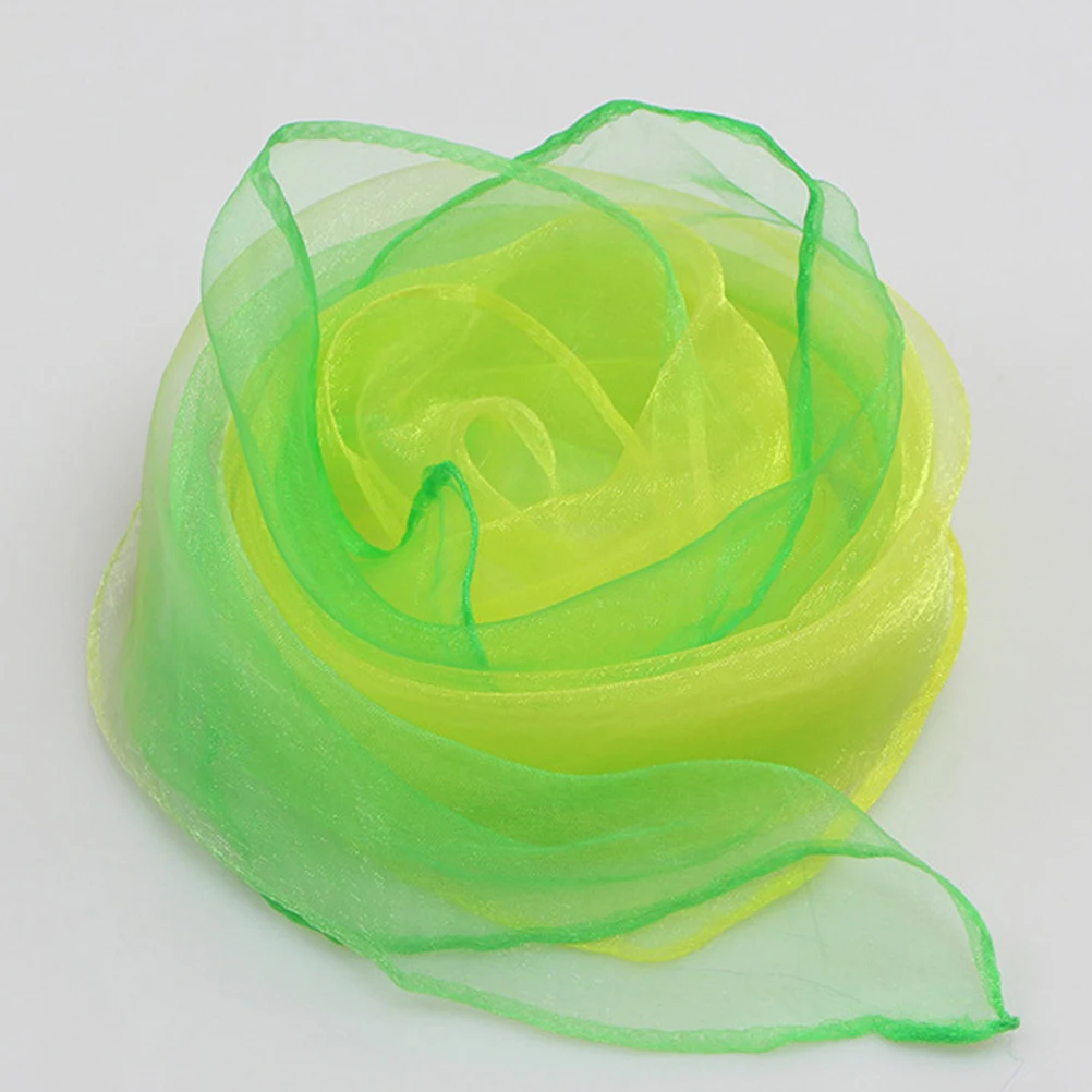 

24pcs Small Sensory Scarves Kids Juggling Dance Fashion Square Stage Props Soft Gauze Girls Boys Kindergarten Sun